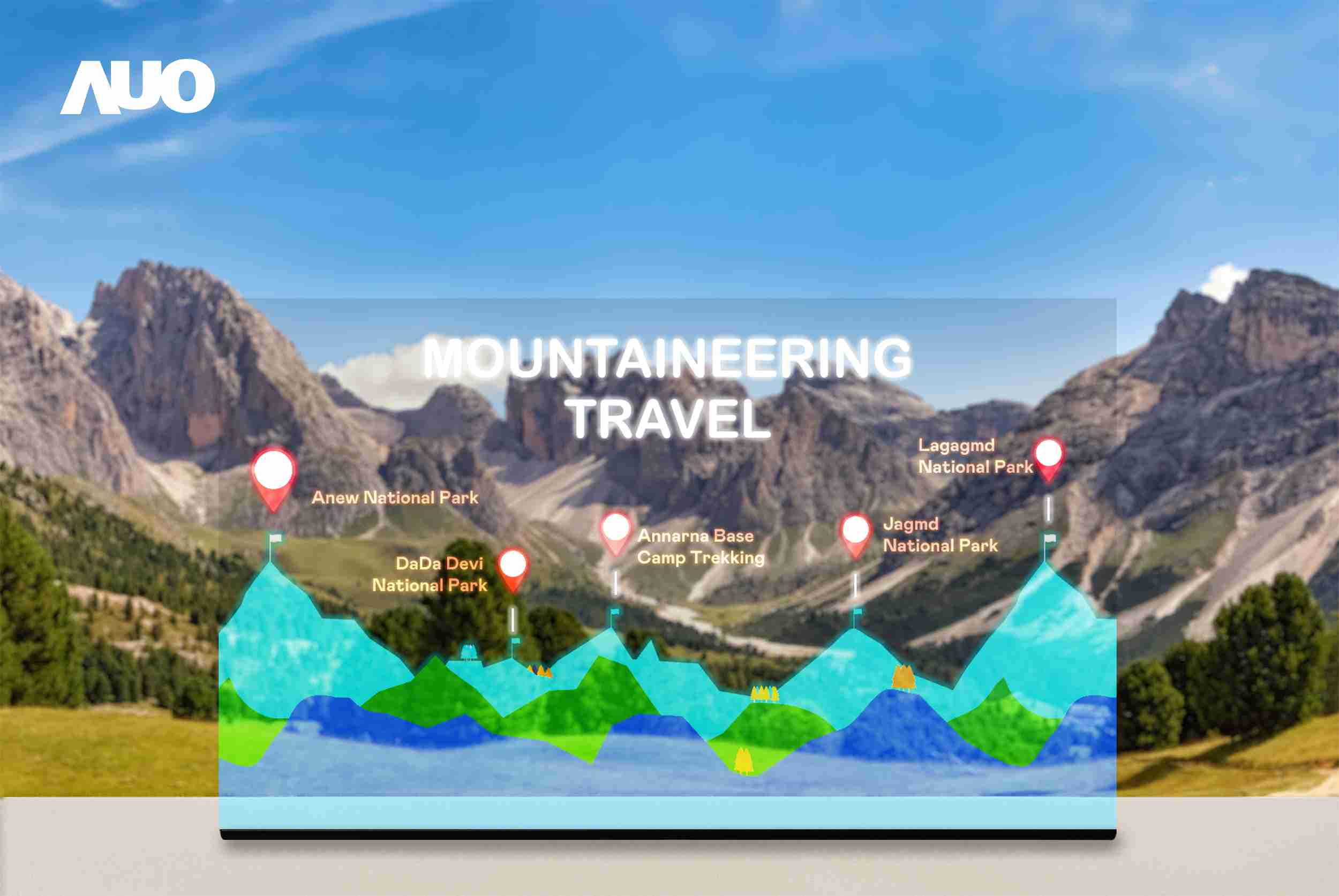 龙门国际展示全球单片尺寸最大(*)42吋透明Micro LED显示器拼接而成的〝64吋透明Micro LED显示器〞，，具备高透明度、、、、1,000 nits高亮度、、广色域、、采用三边无边框的无缝拼接等多重特色，，，，呈现超高清、、、细腻画质而不遮挡后方视觉，，，，满足层峰需求，，，，可广泛运用于零售、、艺术展览或商业空间等场域